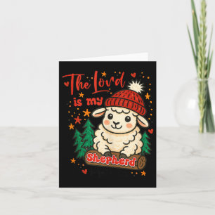 Christmas Xmas Vibes Christian The Lord Is My Shep Card