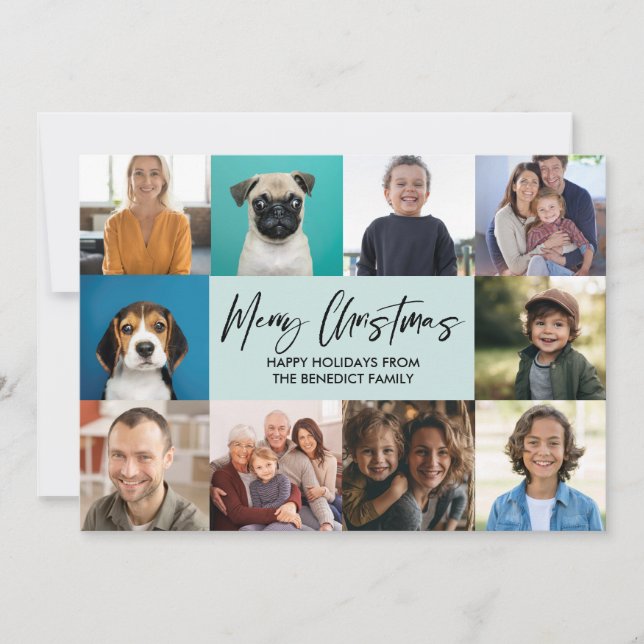 CHRISTMAS YEAR IN REVIEW 10 PHOTOS HOLIDAY (Front)