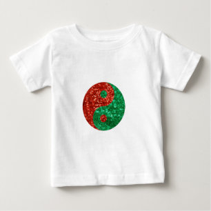 christmas yin yang baby T-Shirt