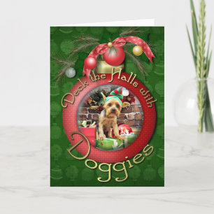 Christmas - Yorki - Teddy Holiday Card