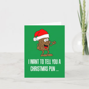 Christmas Yule Funny Pun Holiday Card