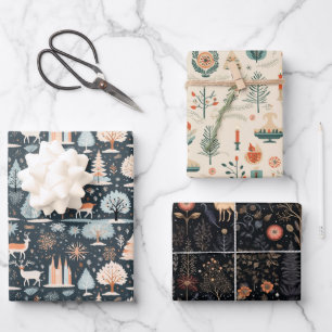 Christmas & Yule Wrapping Paper Sheet