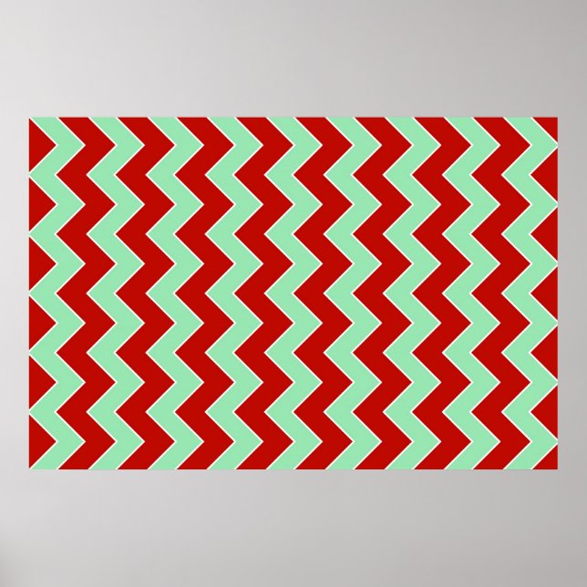 Christmas Zigzag Poster (Front)