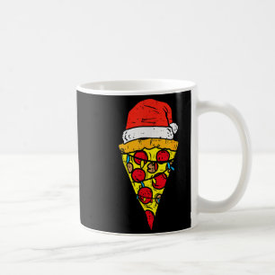 Christmas Zza Slice Santa Funny Xmas Food Men Wome Coffee Mug