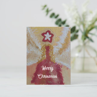 Christmasangel gift love feiertagspostkarte holiday postcard