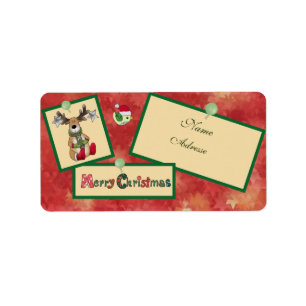 Christmasbild address sticker
