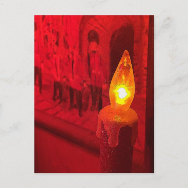 christmascandleandtoysoldiers8000x6000 postcard (Front)