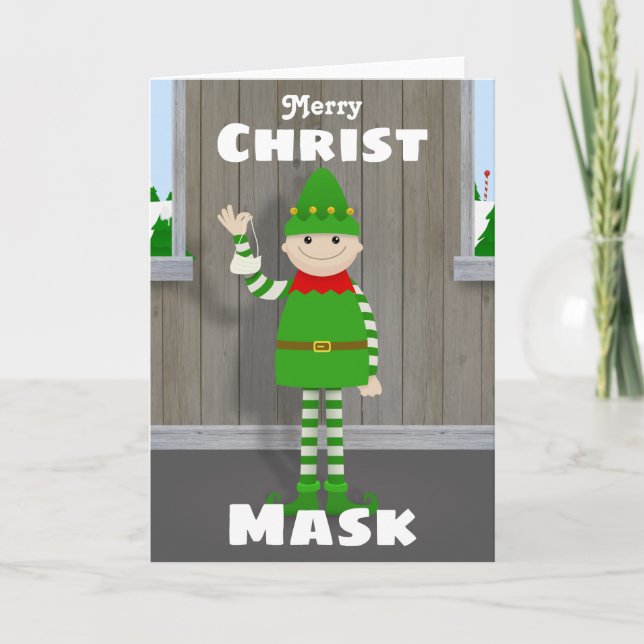 Christmask Holiday Card (Front)