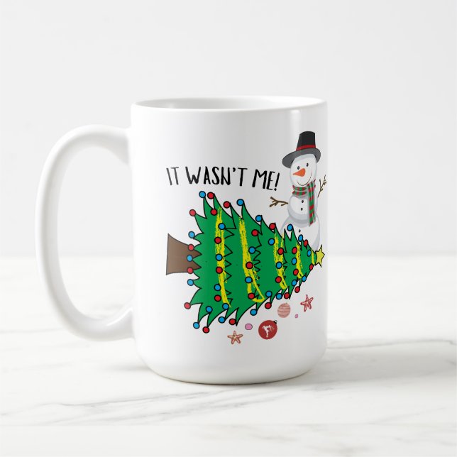 Christmasn Snowmen Funny  Coffee Mug (Left)