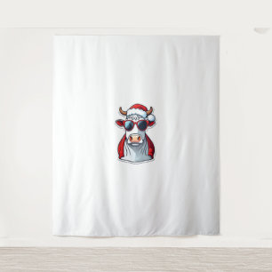 Christmasoutfit Xmas Merry Christmas Tshirt Cow Ch Tapestry