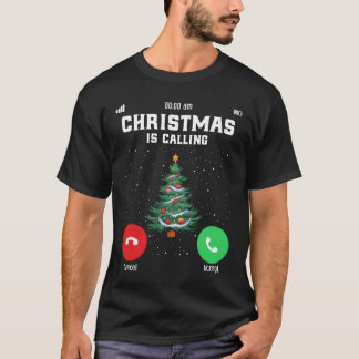 Christmasree Christmas is Calling Firree family T-Shirt