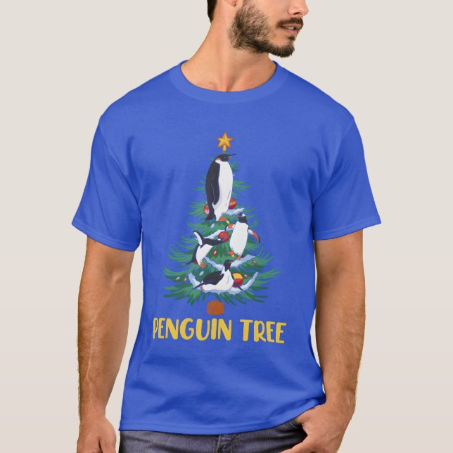 Christmasree Penguinree Firree Christmas family T-Shirt (Front)