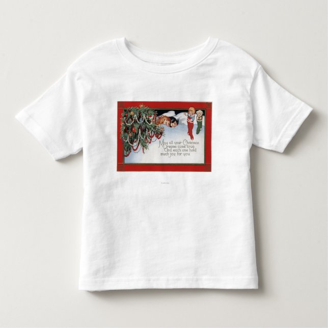 ChristmasSleeping Children and a Poem Toddler T-Shirt (Front)