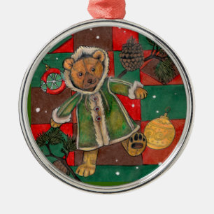 ChristmasTeddy~ tree ornament