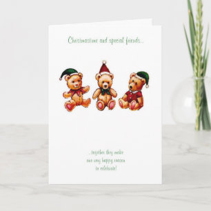 Christmastime and Special Friends... Holiday Card