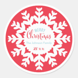 Christmis holiday   Snowflake   sticker