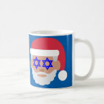 christmukkah santa claus emoji coffee mug<br><div class="desc">christmukkah, hanukkah, chanukkah, santa, "santa claus", emoji, "santa emoji", "hanukkah emoji", , "star of david" "christmukkah emoji""christmas emoji" christmas, xmas, hannukah, channukah, "ugly christmas",  "red white blue", jewish, holidays, judaism, jew, emoticon, chrismukkah, christmukka</div>