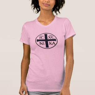 Christogram ICXC NIKA Jesus Conquers Religious T-Shirt
