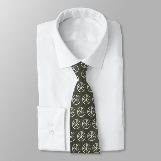 Christogram Tie (Tied)
