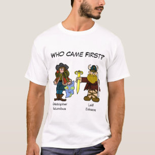 Christoper Columbs & Leif Erikson T-shirt