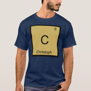 Christoph Name Chemistry Element Periodic Table T-Shirt