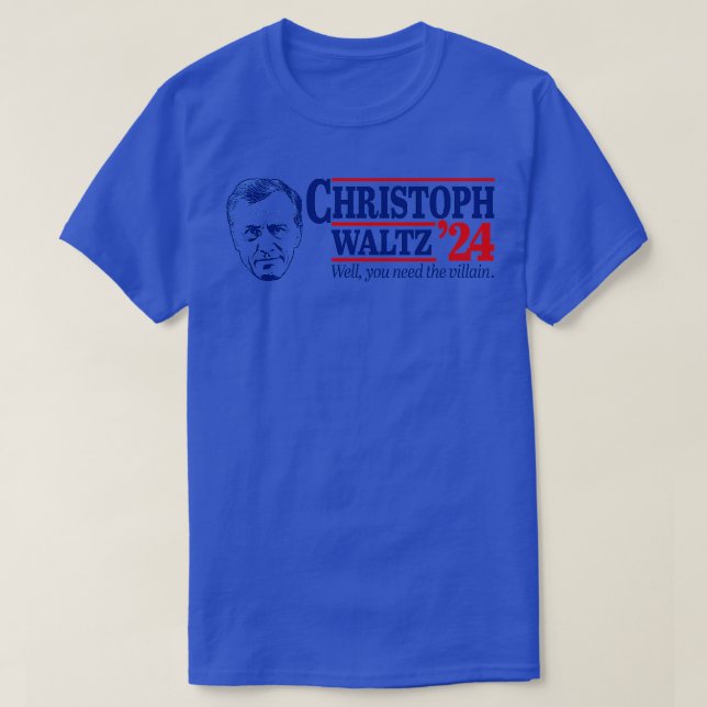 Christoph Waltz T-Shirt (Design Front)