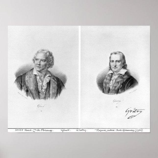 Christoph Willibald von Gluck  and Andre Poster (Front)