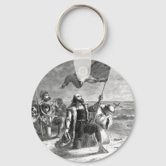 Christopher-Columbus Landing Key Ring