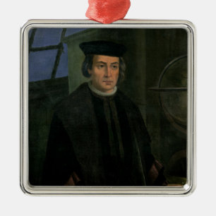 Christopher Columbus Metal Ornament