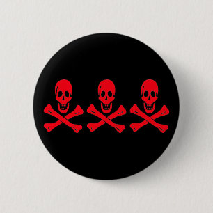 Christopher Condent-Red 6 Cm Round Badge