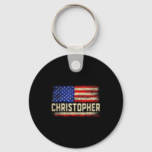 Christopher First Name Shirt Christopher Name Amer Key Ring