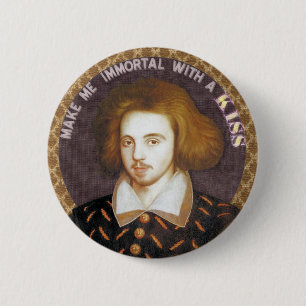 Christopher Marlowe 6 Cm Round Badge