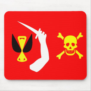 Christopher Moody pirate flag Mouse Pad