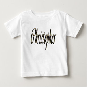 Christopher Name, Baby T-Shirt