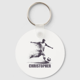 Christopher Soccer Boys Personalized First Name Ch Key Ring