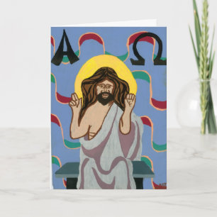 Christos Pantocrator Holiday Card