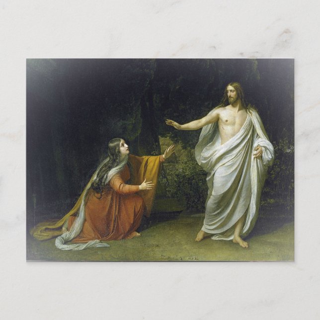 Christ's Appearance to Mary Magdalene by Ivanov Postcard (Front)