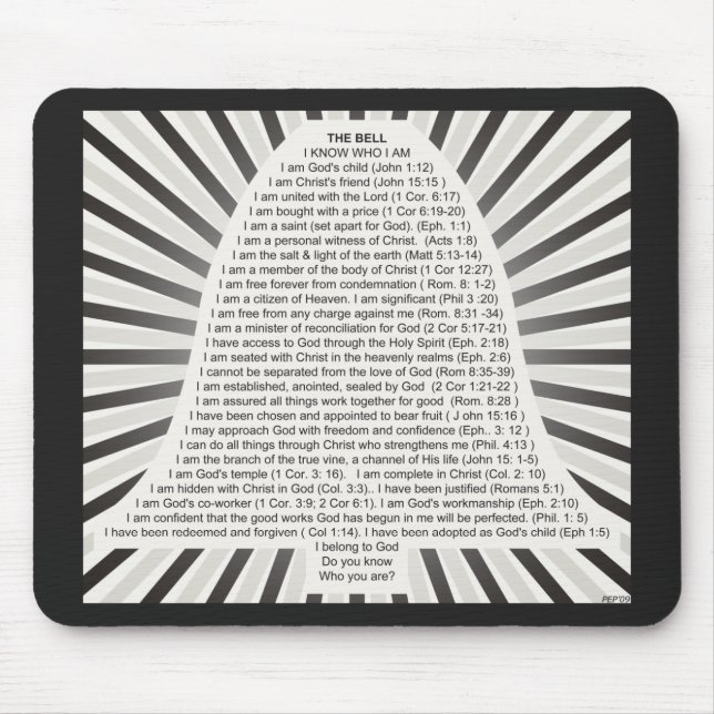 Christ's Bell Mouse Pad (Front)