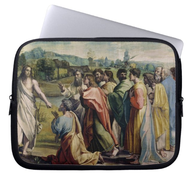 Christ's Charge to St. Peter (cartoon for the Sist Laptop Sleeve (Front)