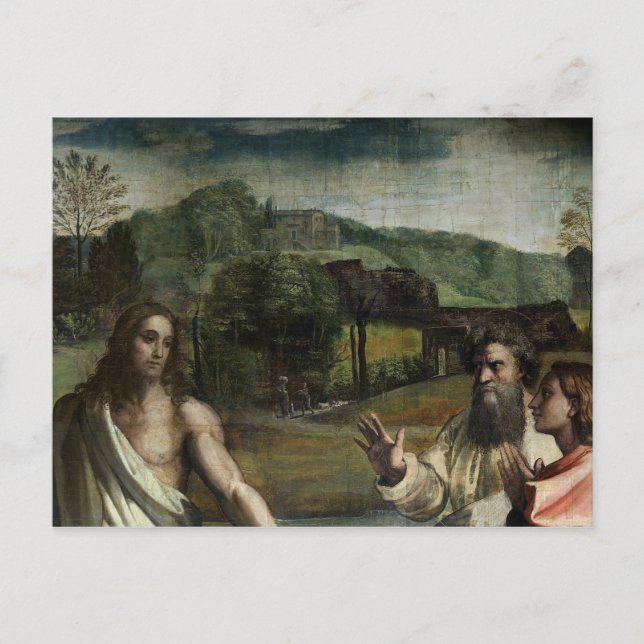 Christ's Charge to St. Peter Postcard (Front)