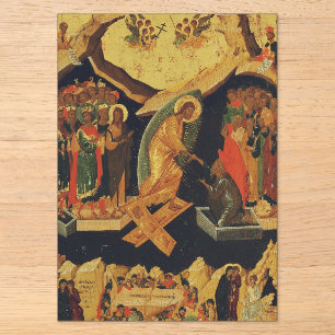 Christ's Descent into Hades Resurrection of Jesus  Acrylic Invitations