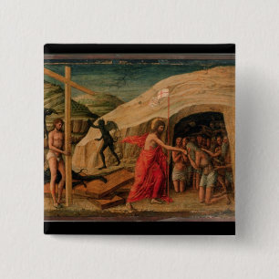 Christ's Descent into Limbo 15 Cm Square Badge