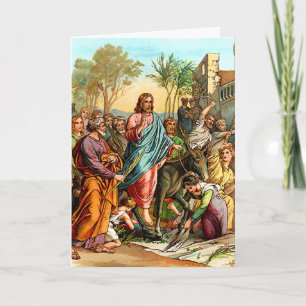 christs entry into Greeting card