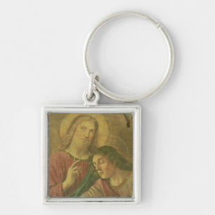 Christ's Head, from the Last Supper, 1480 (fresco) Key Ring