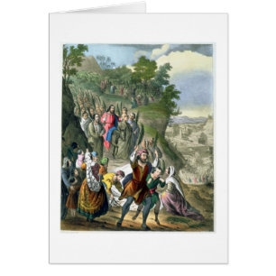 Christ's Triumphal Entry into Jerusalem, from a bi