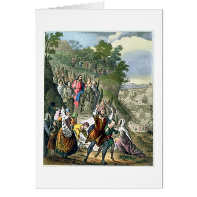 Christ's Triumphal Entry into Jerusalem, from a bi (Front)