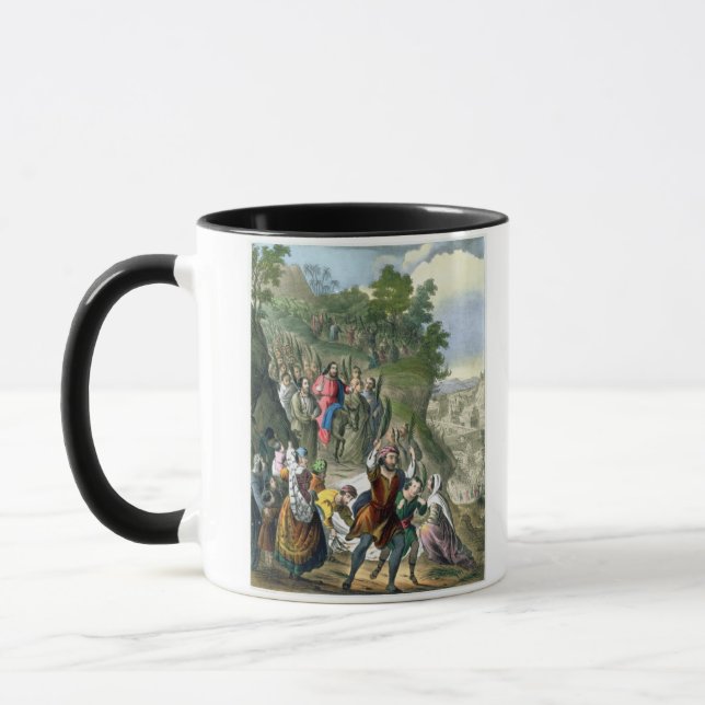 Christ's Triumphal Entry into Jerusalem, from a bi Mug (Left)