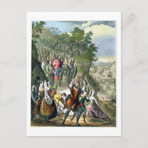 Christ's Triumphal Entry into Jerusalem, from a bi Postcard