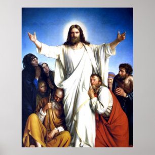 Christus Consolator by Carl Bloch Poster