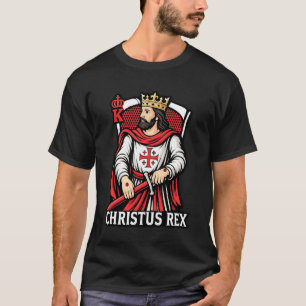 Christus Rex Catholic Christ the King Sacred Heart T-Shirt